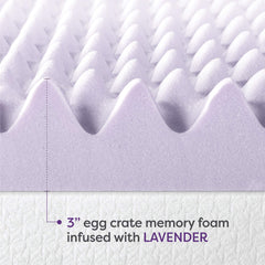 Best Price Mattress infusion lavande vue détail pour ambiance apaisante