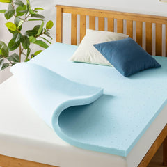 Best Price Mattress vue face avant du surmatelas montrant la finition et le format Twin XL pour plus de confort