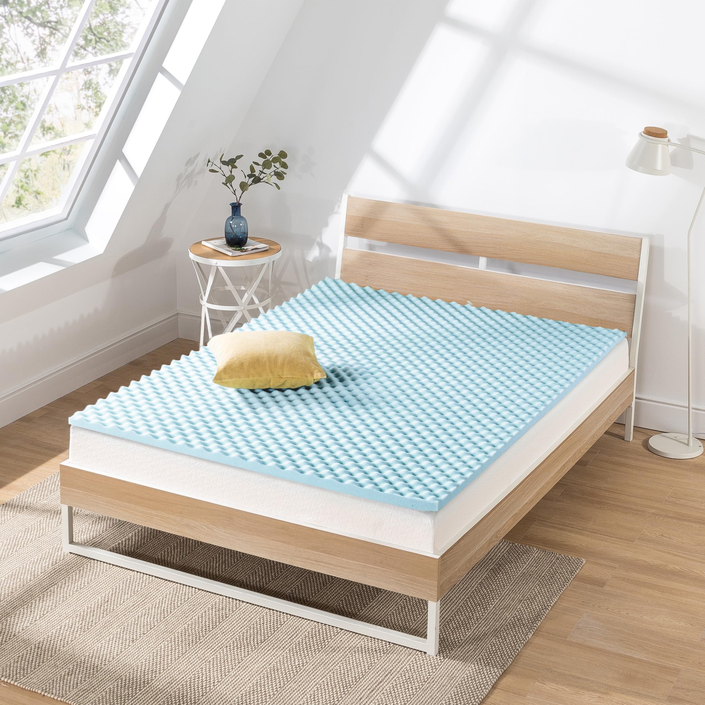 Best Price Mattress gros plan de la texture egg crate pour meilleure ventilation