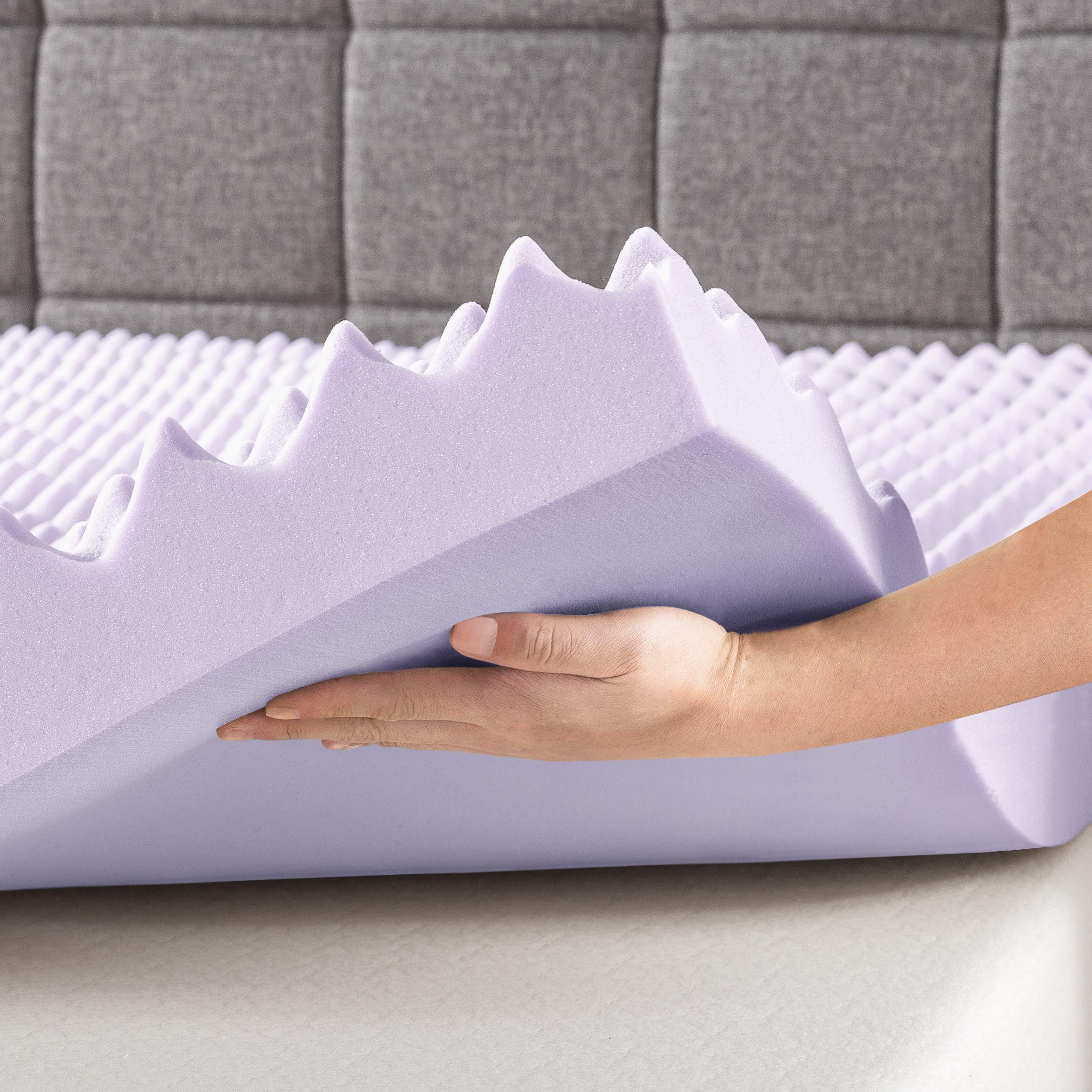 Best Price Mattress vue de profil 3 pouces d'épaisseur pour soutien visible