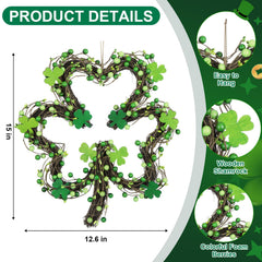 Besteek gros plan trèfles en bois texture naturelle et charme