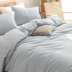 BESTOUCH gros plan tissu effet lin, toucher doux et texture naturelle