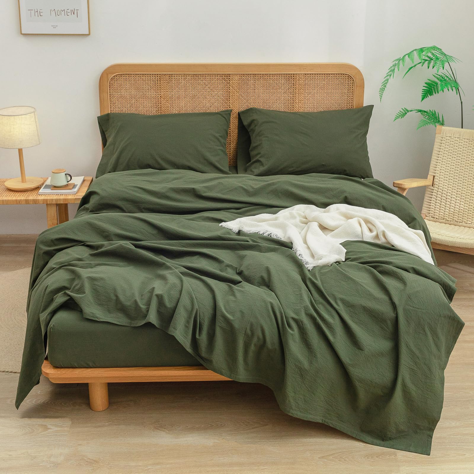 BESTOUCH coin du drap-housse élastique, maintien sûr sur matelas profond