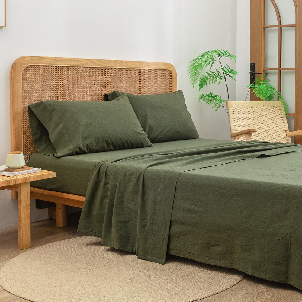 BESTOUCH drap plat étalé, grande surface pour recouvrir le lit