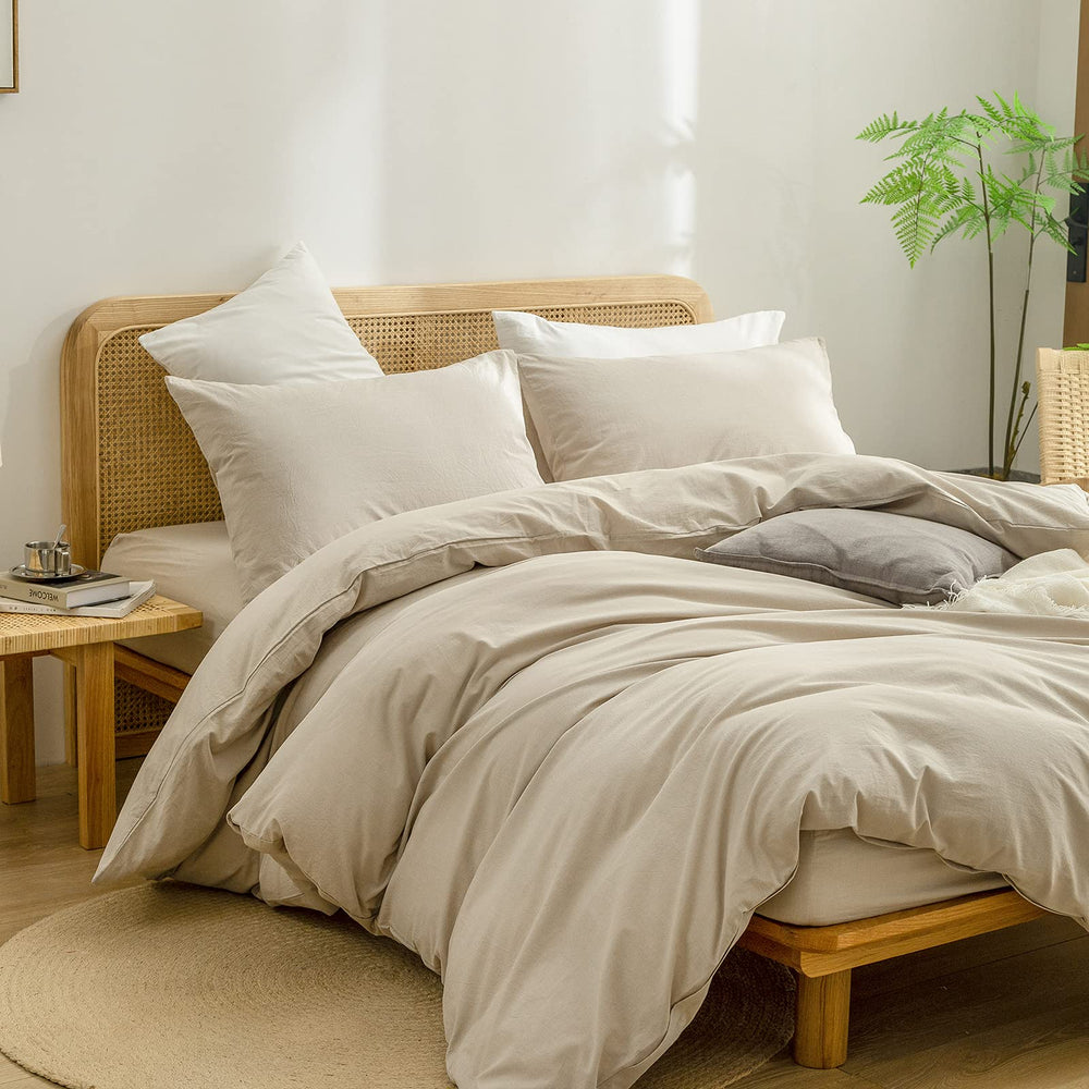 BESTOUCH taie d'oreiller avec rabat enveloppe pour maintien et finition nette