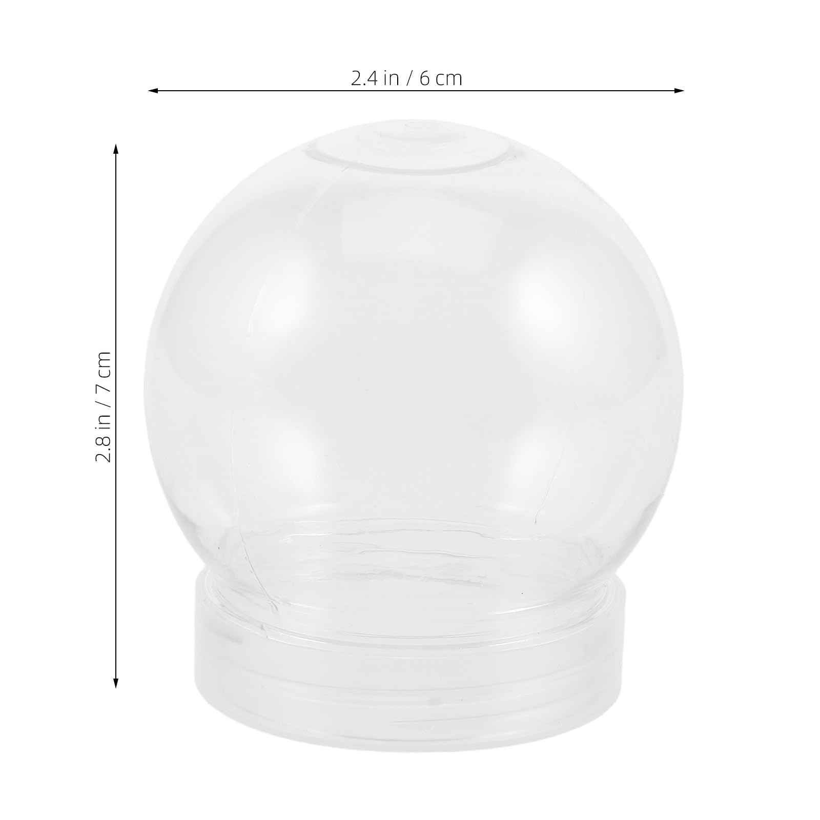 BESTOYARD globe fermé gros plan, plastique transparent et sûr