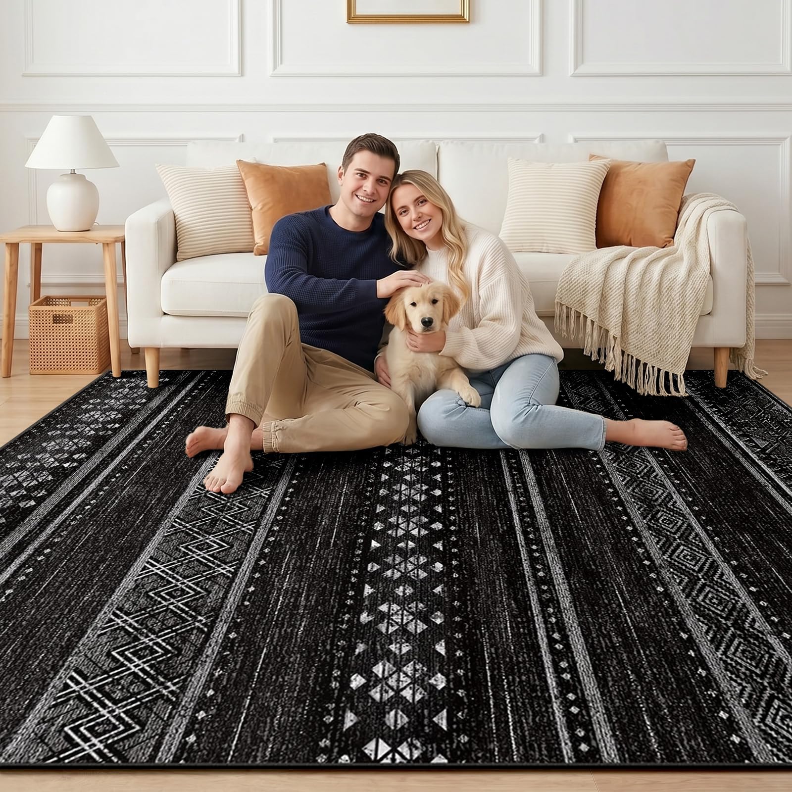 BESTSWEETIE comparaison taille avec canapé pour choix 5x7 adapté
