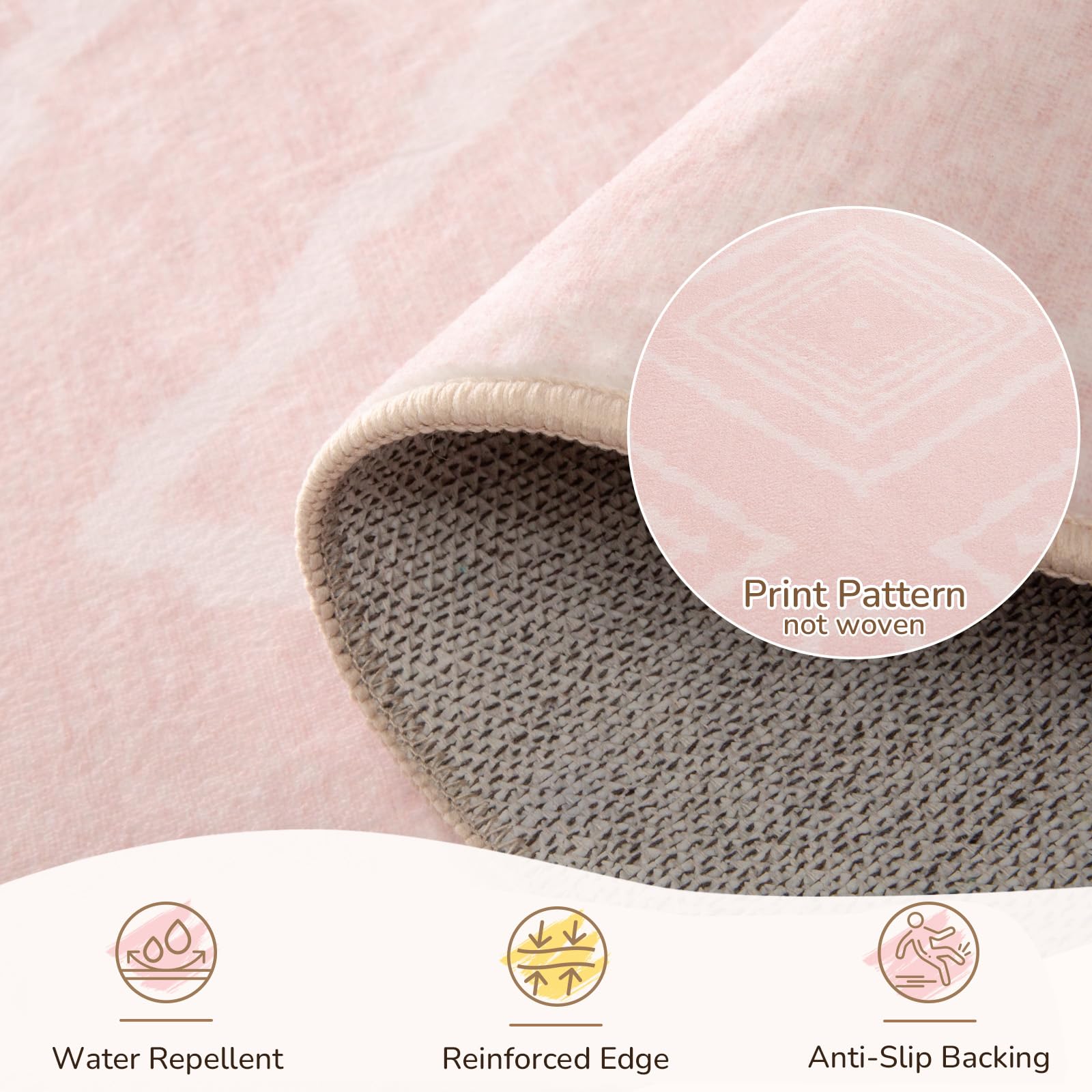 BESTSWEETIE détail des bordures renforcées pour meilleure durabilité