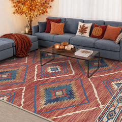 BESTSWEETIE gros plan du motif tribal imprimé pour une touche décorative