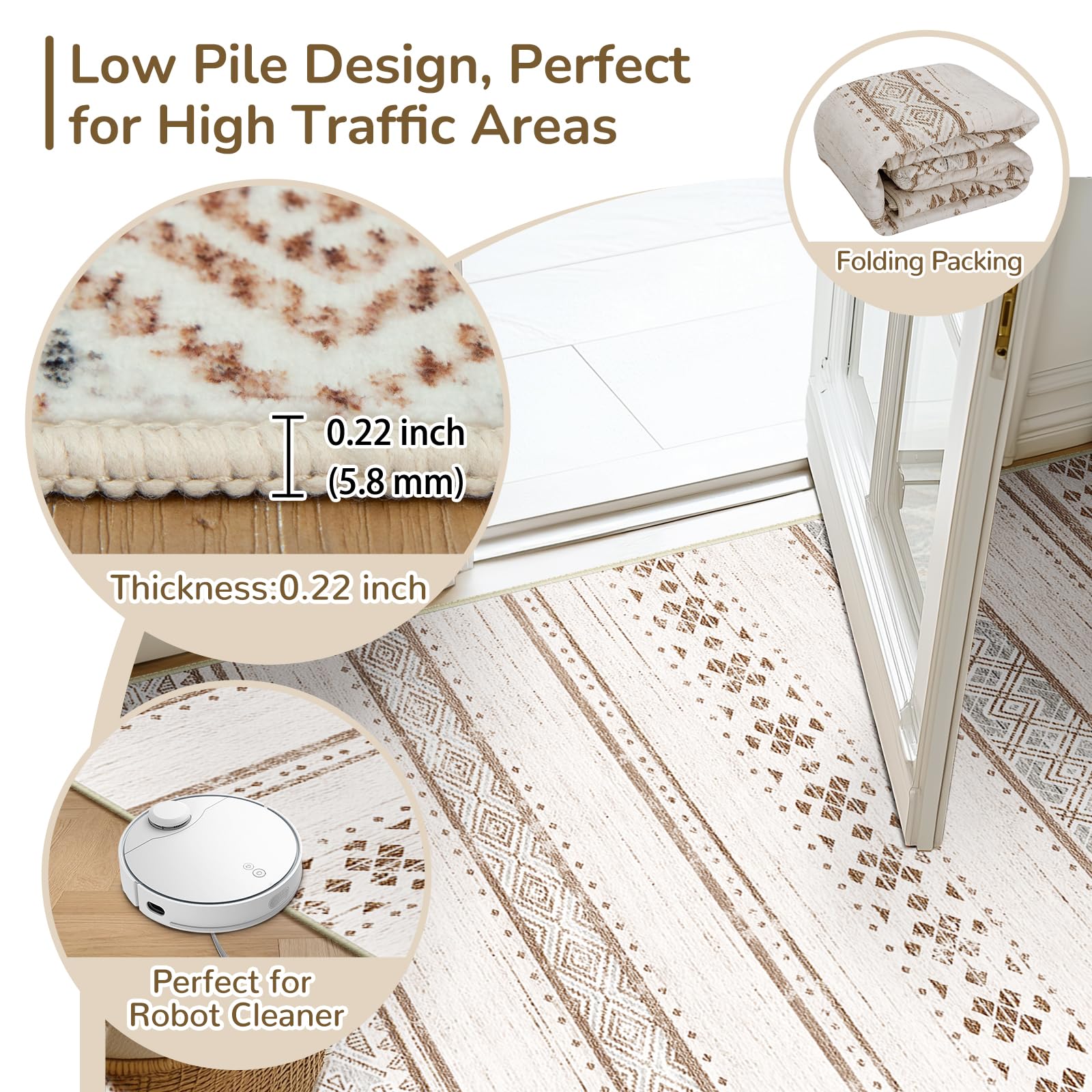 BESTSWEETIE tapis posé en salon apportant chaleur et unité décorative