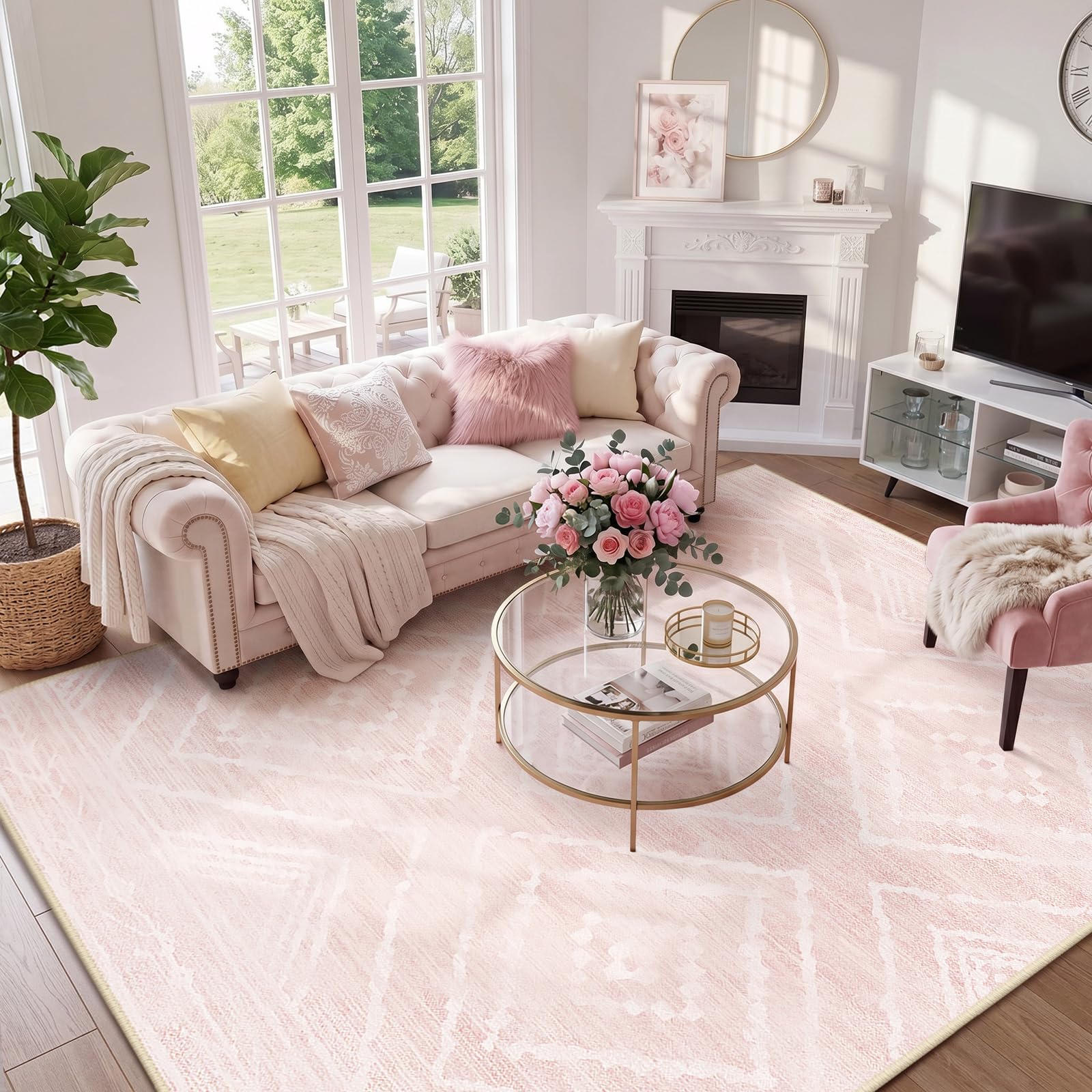 BESTSWEETIE tapis en machine lavable entretien simple et rapide