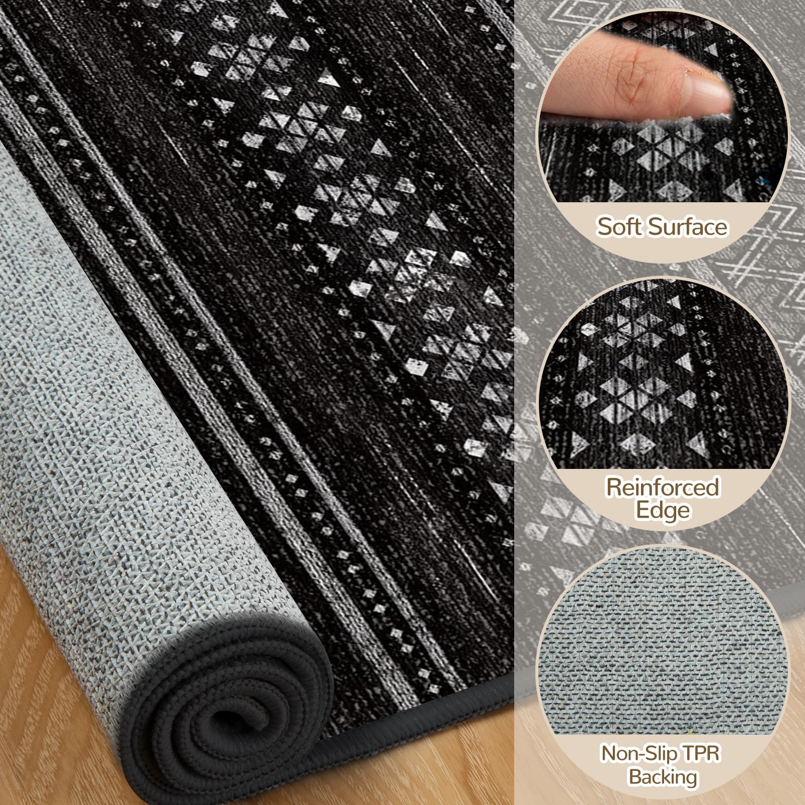BESTSWEETIE tapis posé dans un salon illustrant stabilité et style