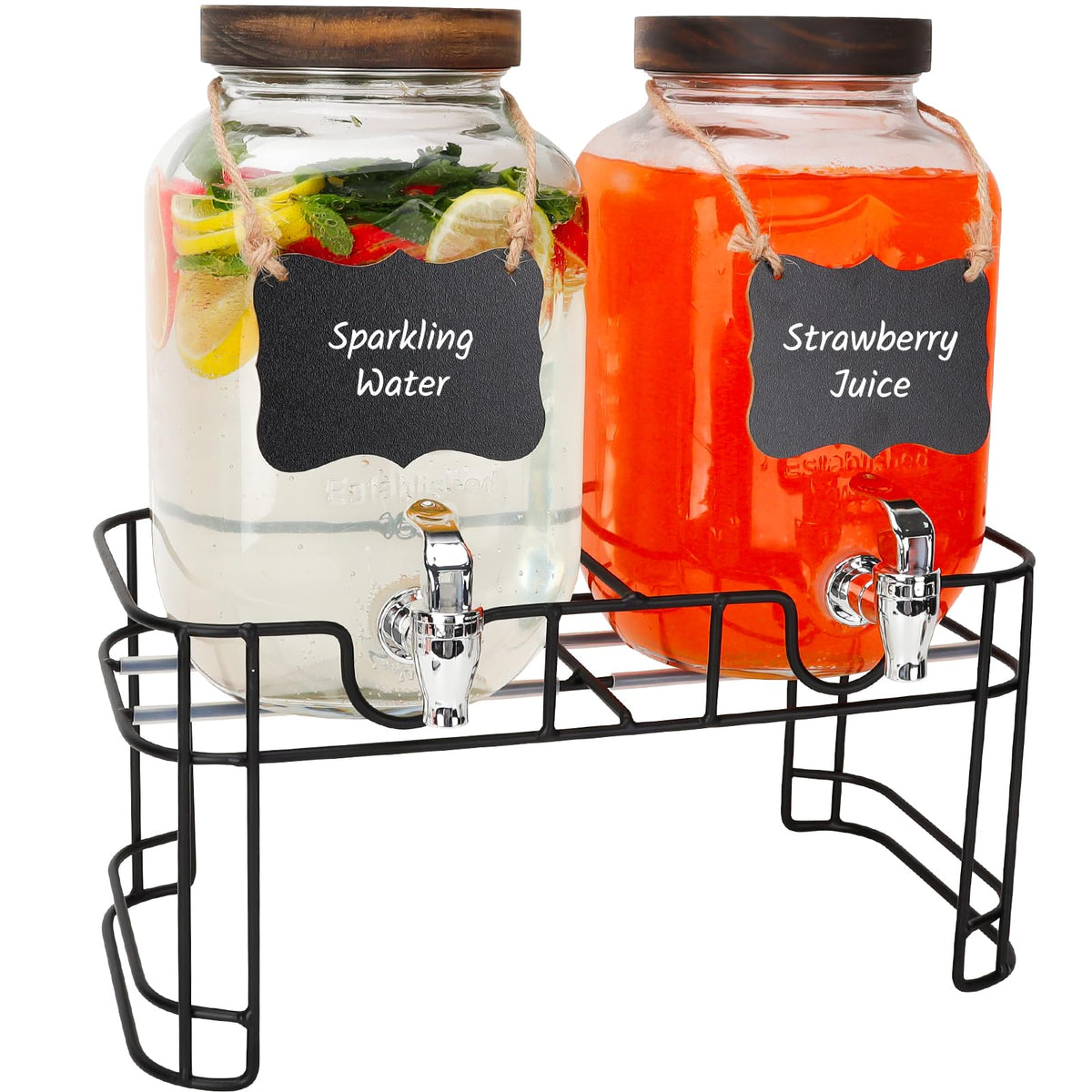 Betrome distributeur verre face avant montrant clarté et présentation