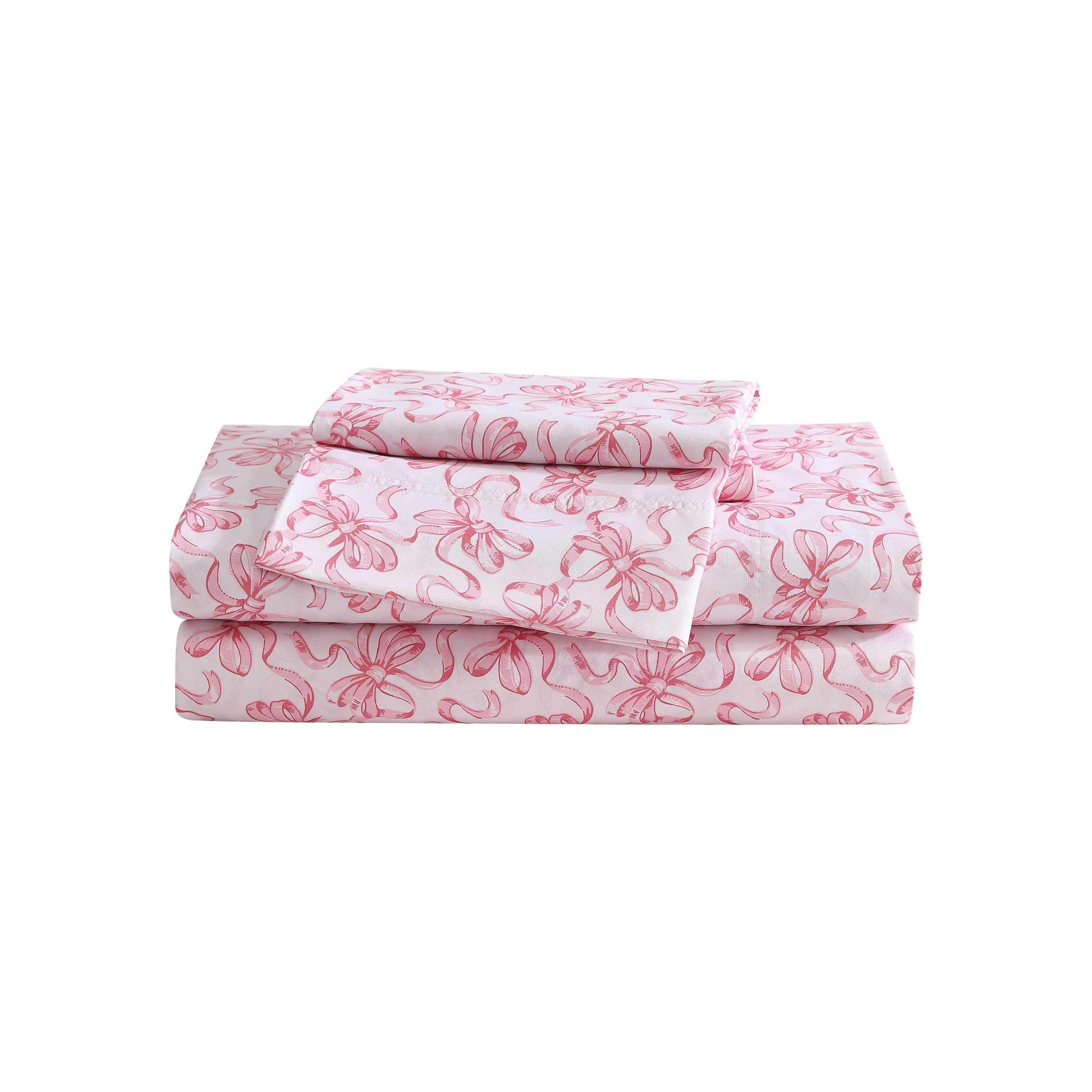 Betsey Johnson vue avant de la parure Twin XL montrant design et emballage pratique