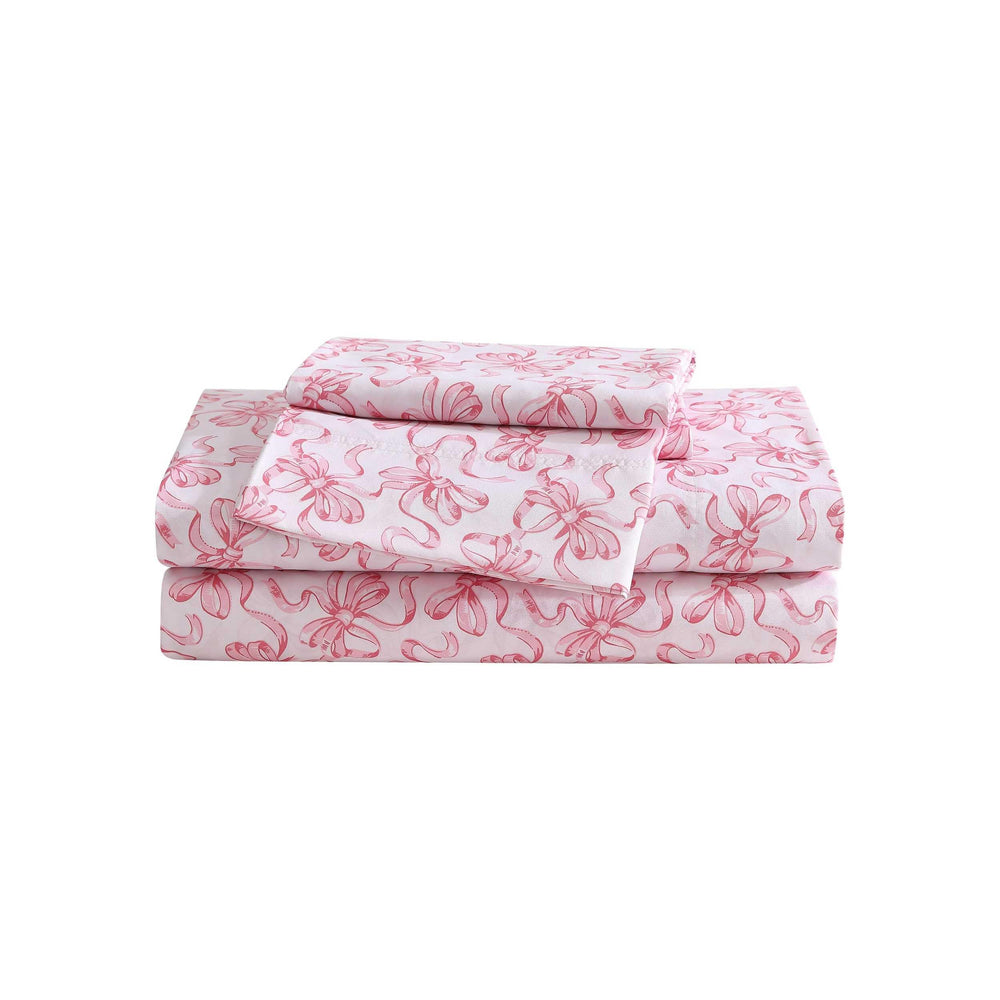 Betsey Johnson vue avant de la parure Twin XL montrant design et emballage pratique