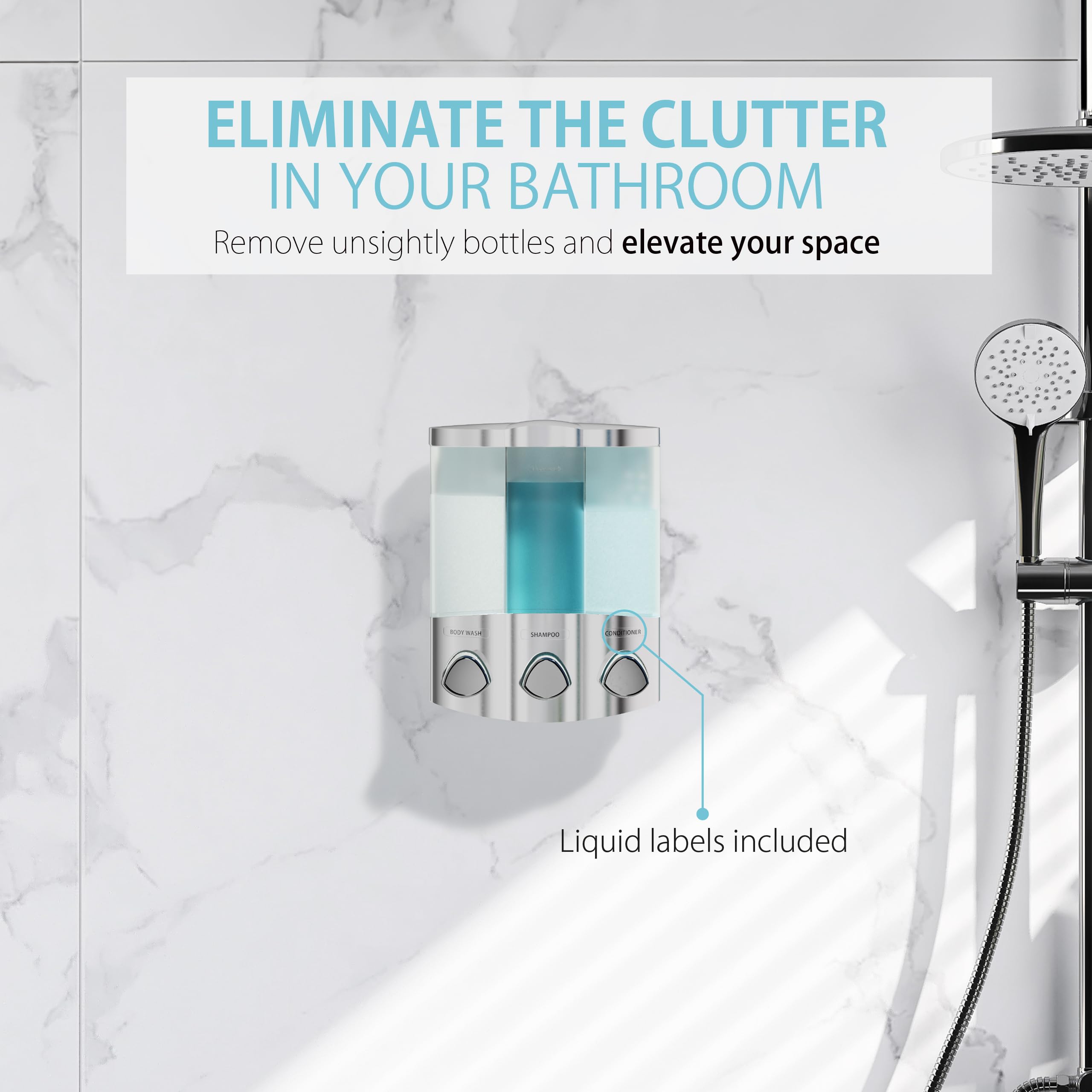 Better Living montage en angle pour optimiser l'espace et garder accès aux produits