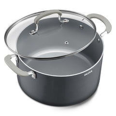 BEZIA vue avant de la marmite 8QT montrant capacité et design pratique