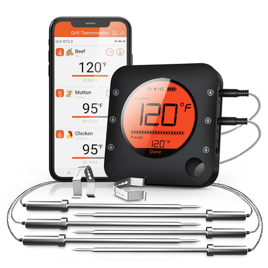 BFOUR thermomètre face avant affichant données clairement pour contrôle facile