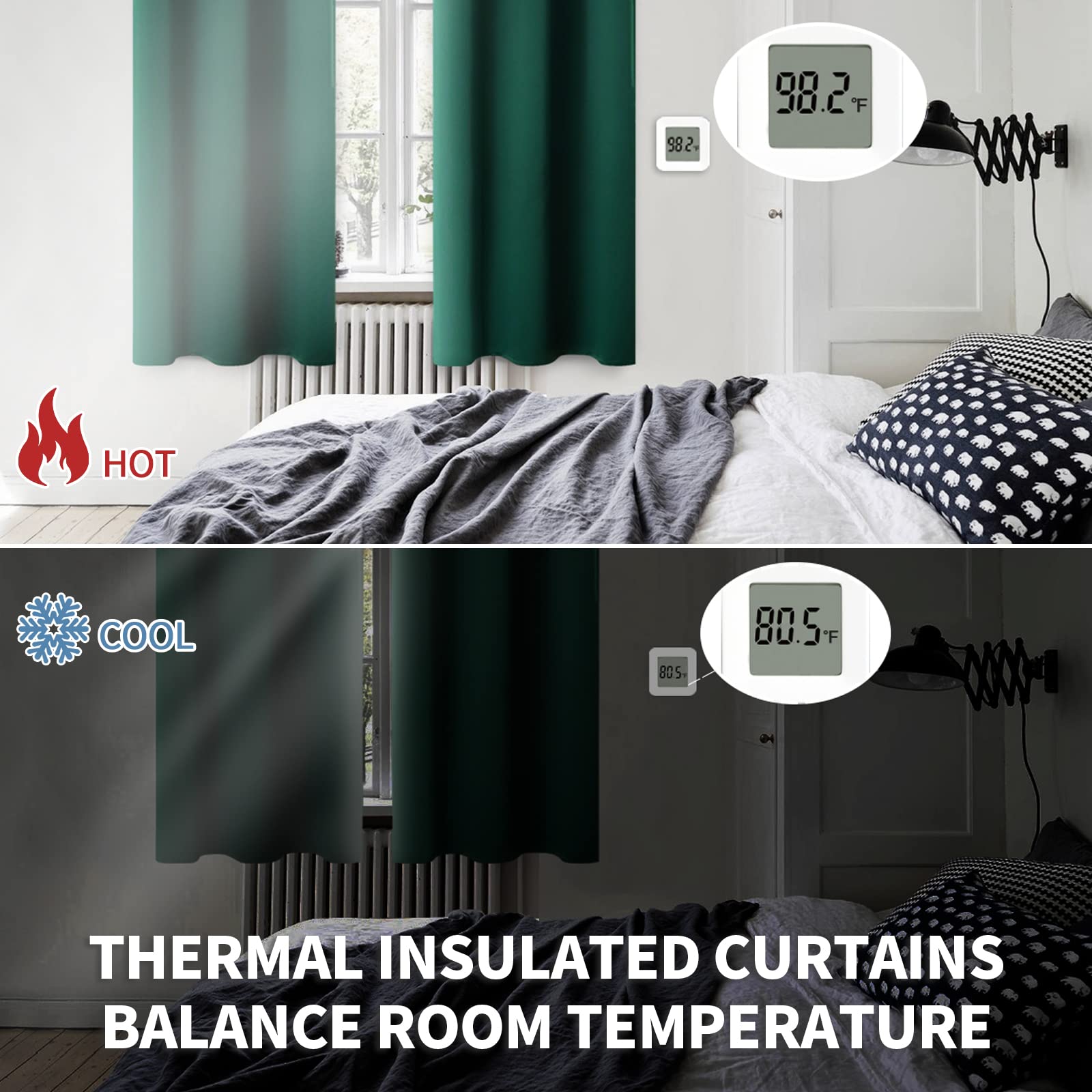BGment rideau installé dans une chambre améliorant l'ambiance