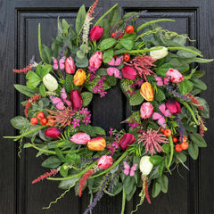 BHHDA couronne face porte montrant accueil vibrant
