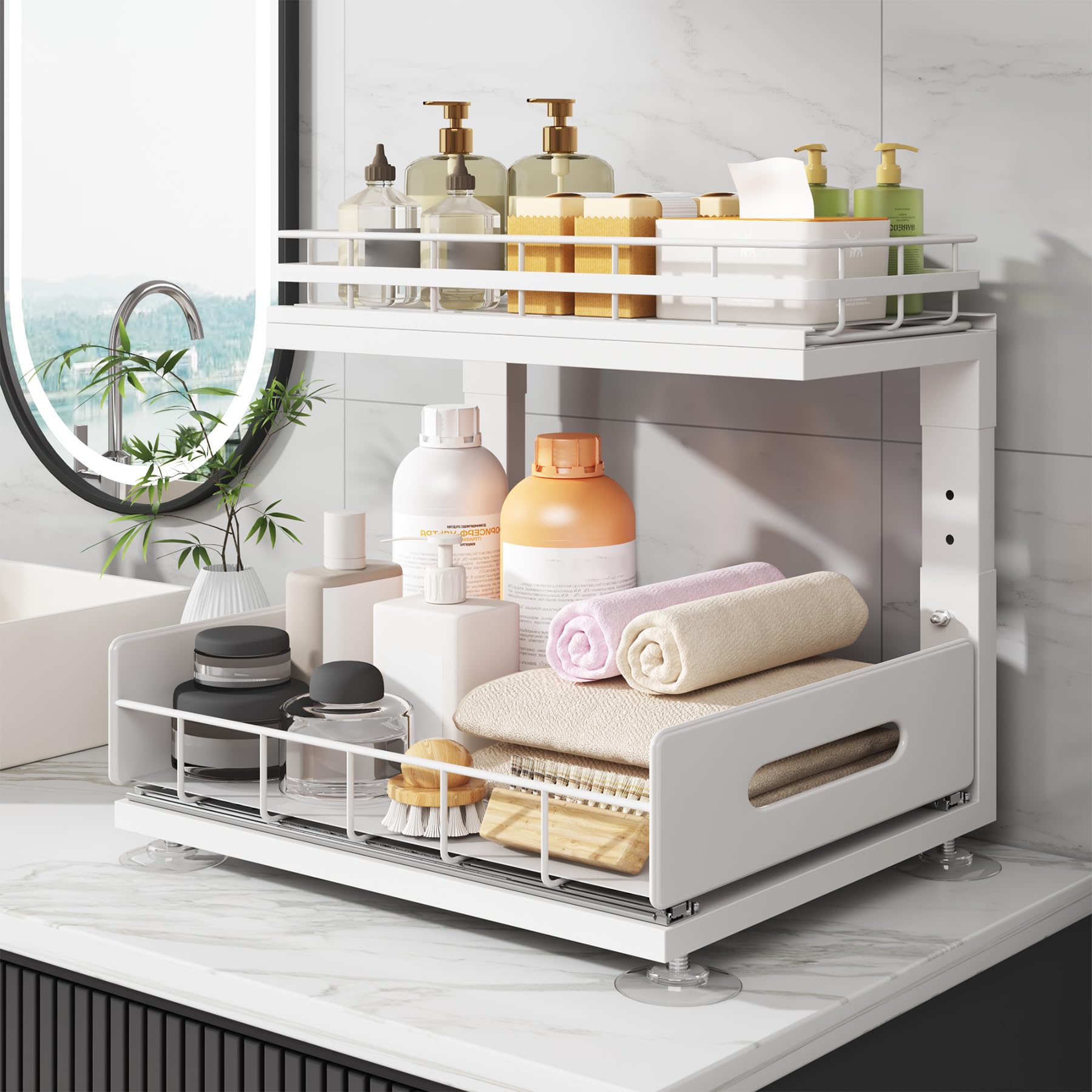 Biboraya organisation avec produits ménagers pour rangement optimisé
