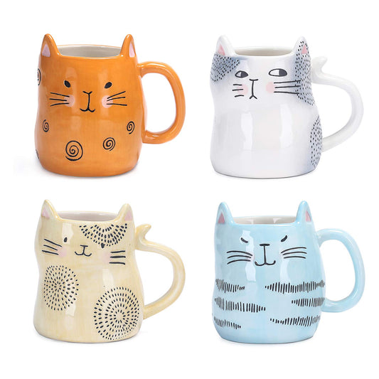 Bico mug chat face avant montrant design adorable et confort de prise