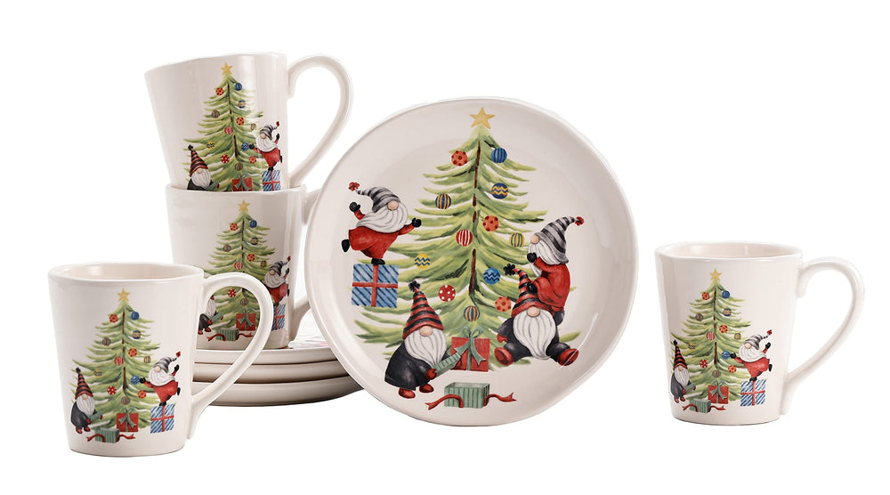 Bico mugs sur table de Noël mettant en valeur ambiance festive et rangement