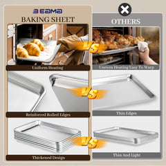 BIEAMA plaque en usage au four pour cuisson homogène