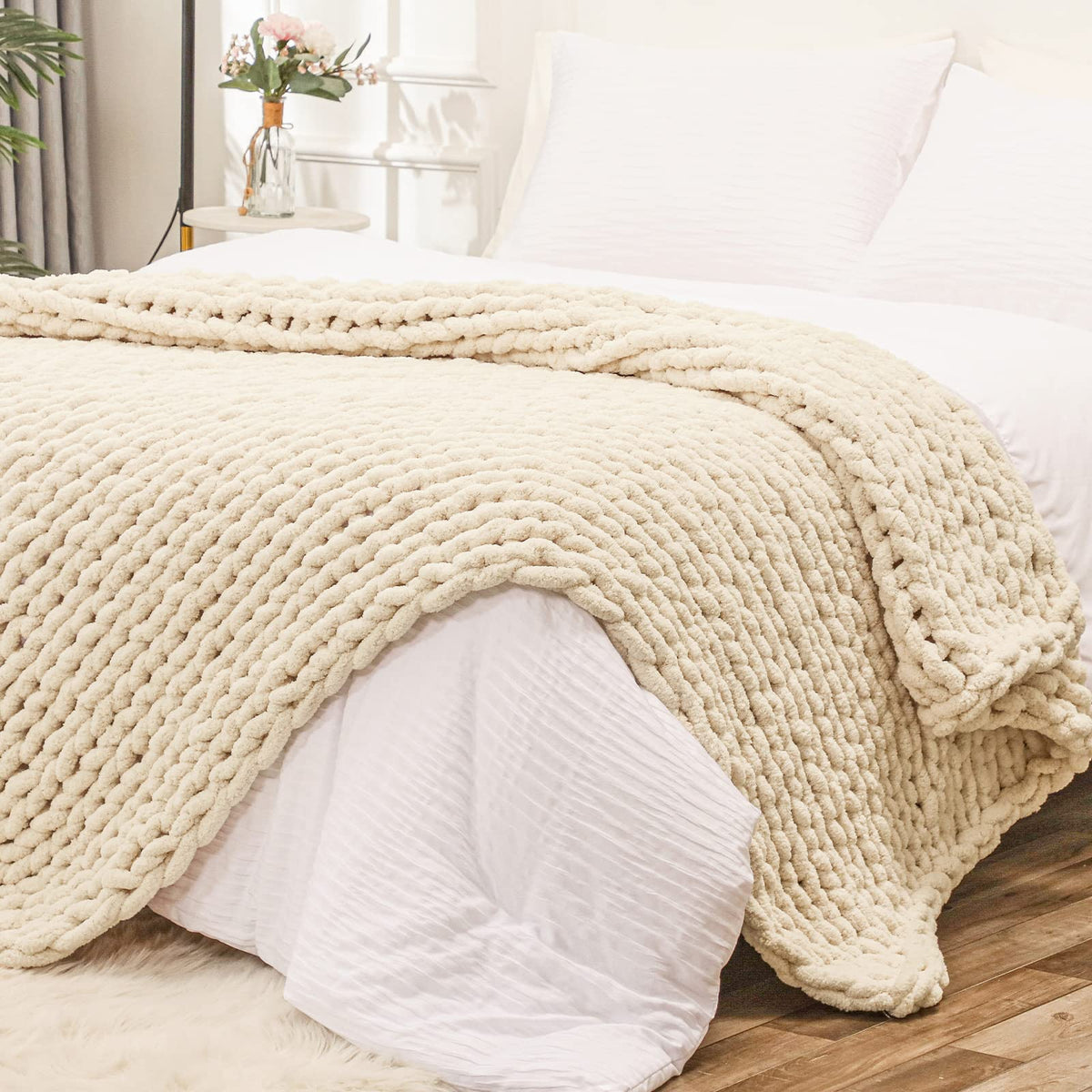 Bigacogo plaid sur canapé montrant style et confort