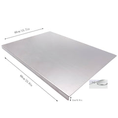 BILLAMB gros plan surface inox lisse pour nettoyage facile