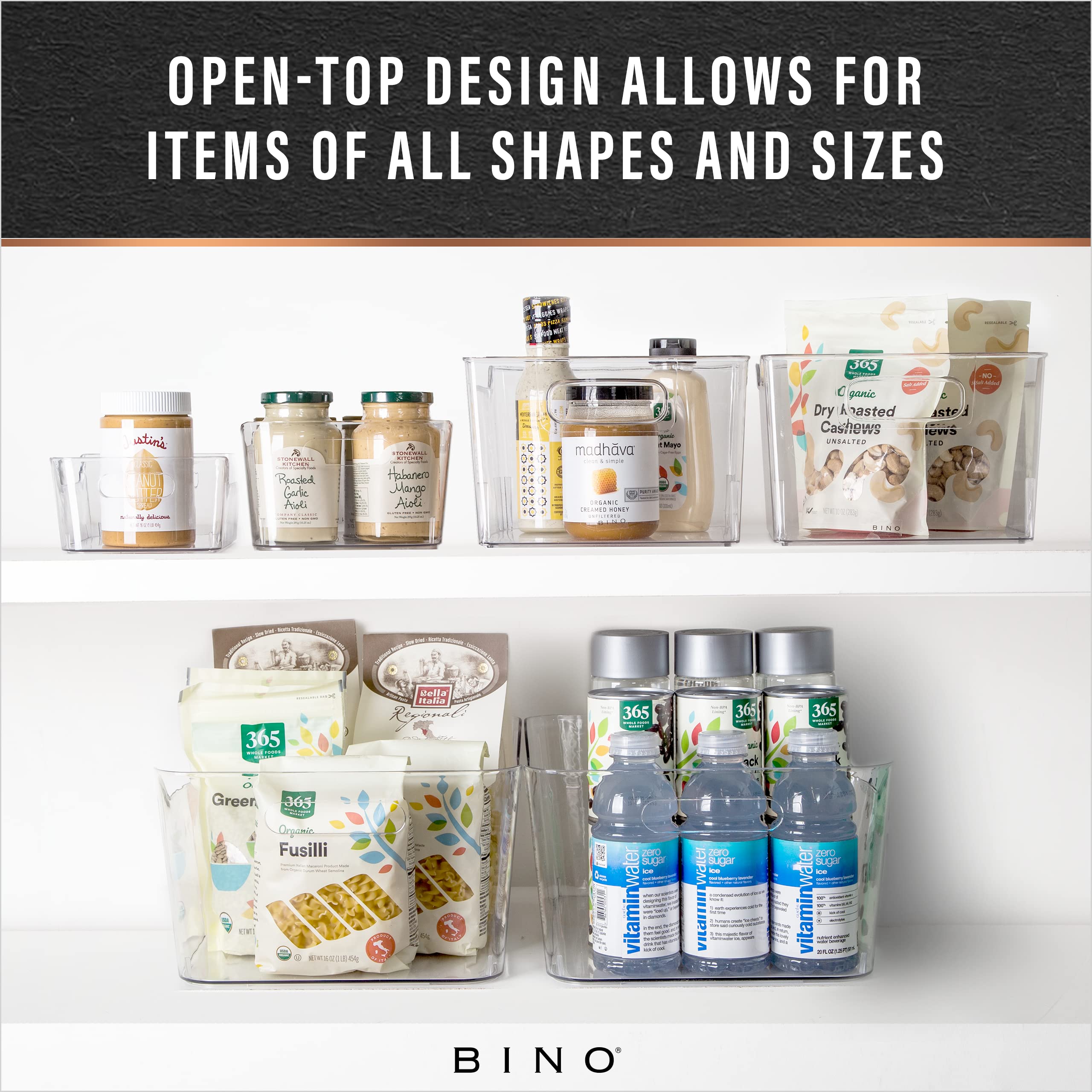 BINO bac utilisé dans un frigo pour meilleure organisation alimentaire