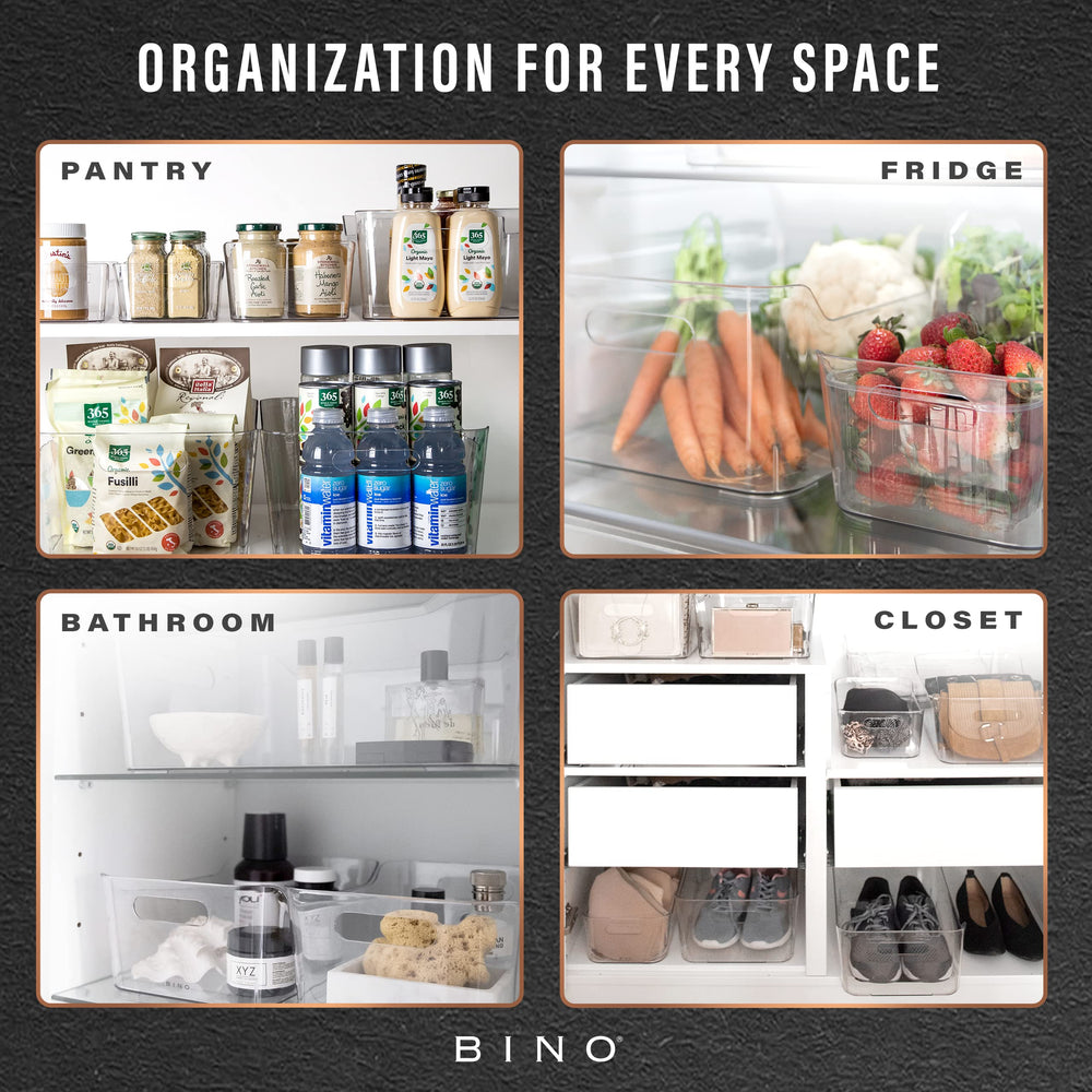 BINO bac posé sur une étagère de pantry pour optimiser espace
