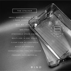 BINO gros plan sur la poignée ergonomique facilitant la préhension