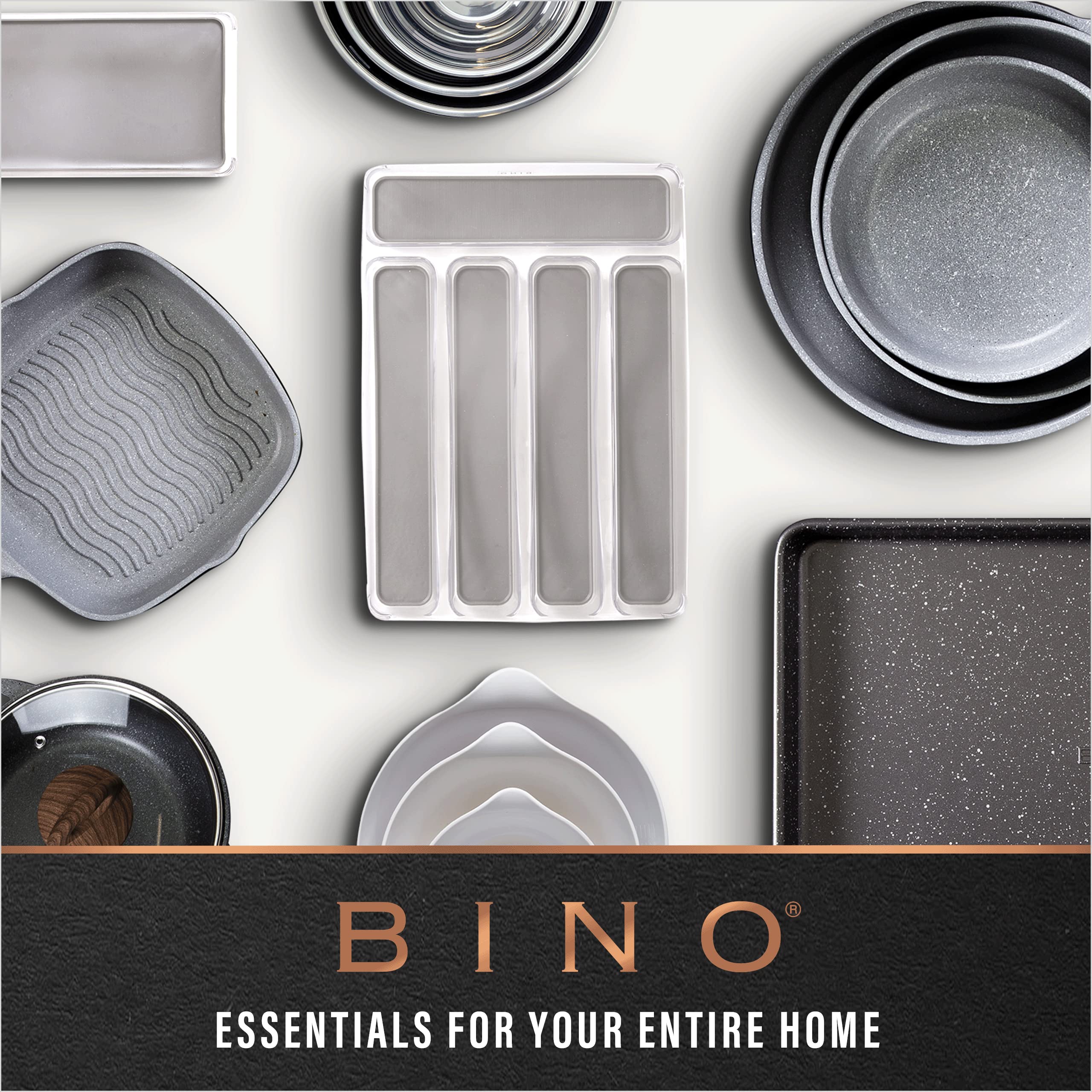 BINO mise en scène cuisine moderne montrant rangement esthétique