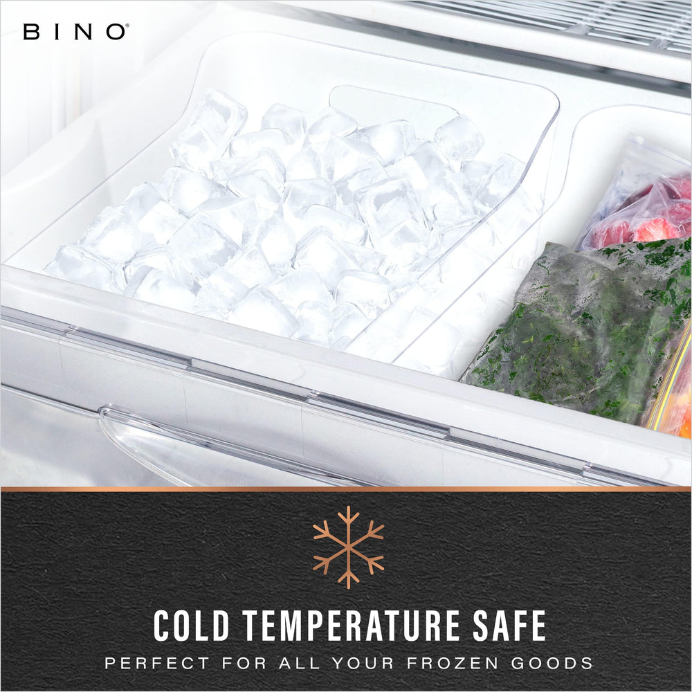 BINO bac rempli d'aliments pour garde-manger montrant organisation efficace