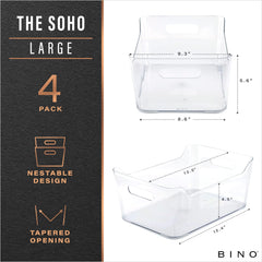 BINO gros plan du plastique résistant montrant durabilité et facilité nettoyage