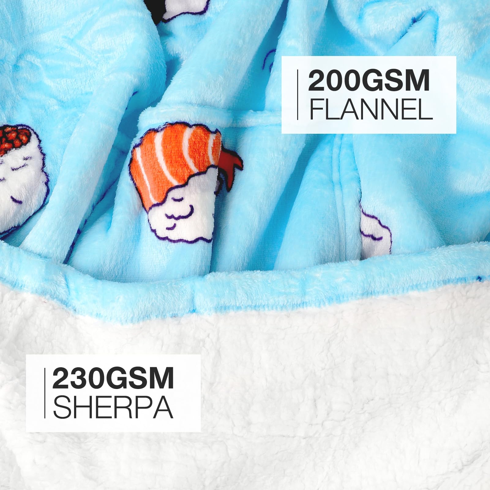 BINSUNS gros plan sur doublure sherpa chaude et moelleuse, douceur isolante