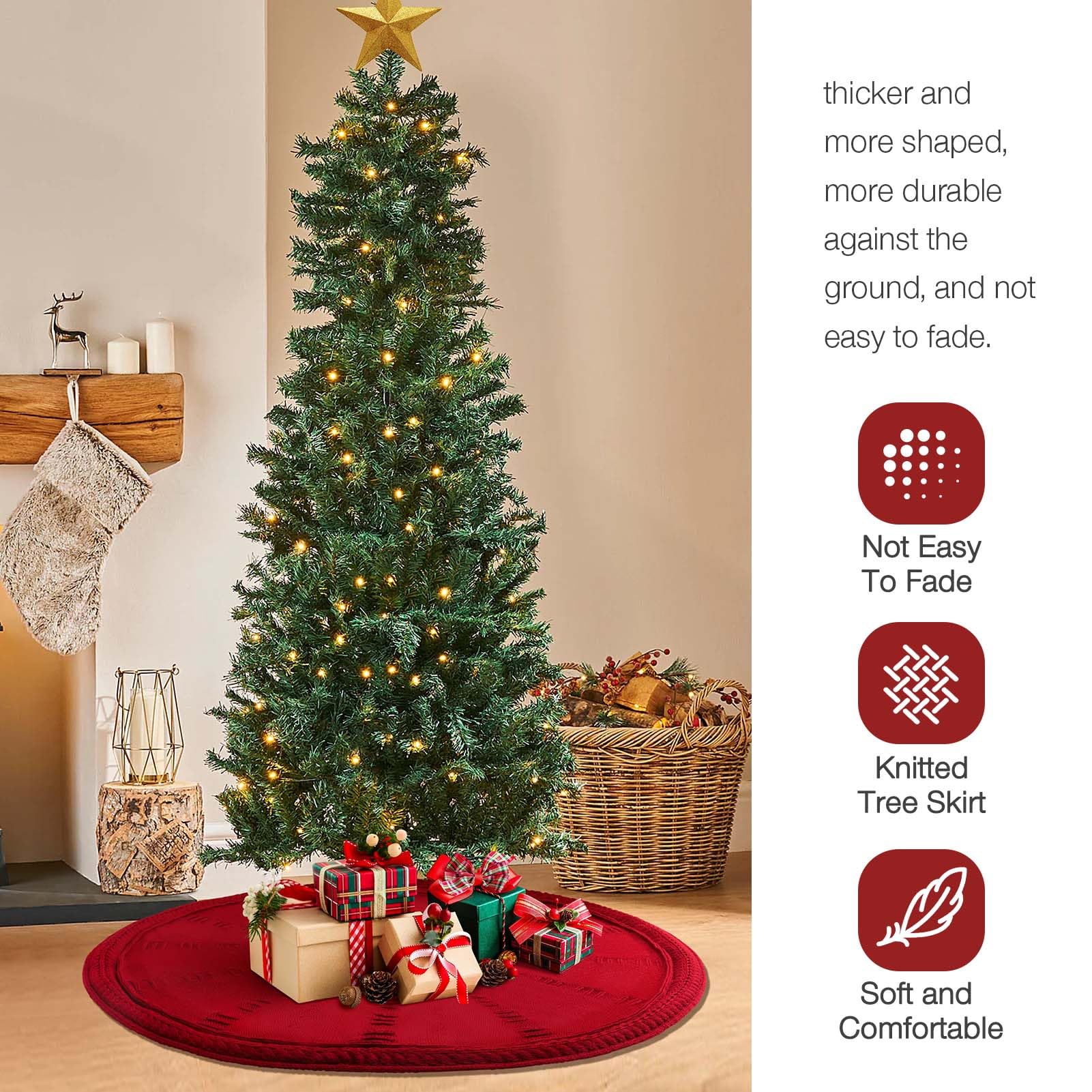 BINSUNS ambiance noël rustique apportant confort et style festif