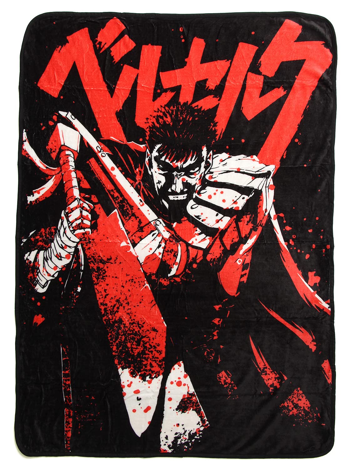 Bioworld couverture Berserk face avant montrant Guts et confort visuel