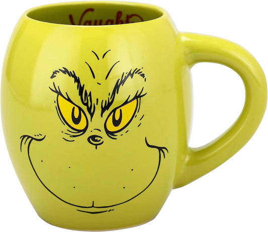 Bioworld Dr. Seuss GRINCH gros plan sur l'impression couleur et qualité céramique durable