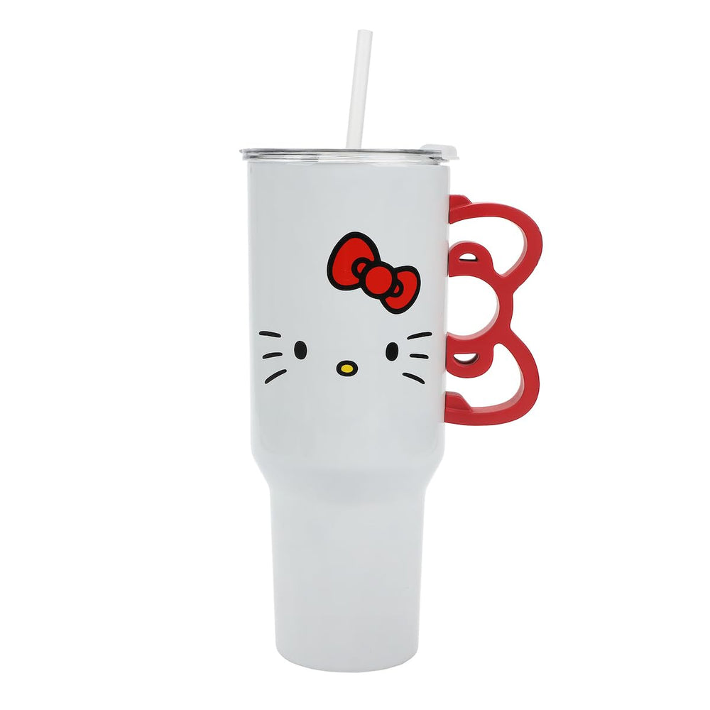 Bioworld Hello Kitty visage et poignée nœud montrant style et confort