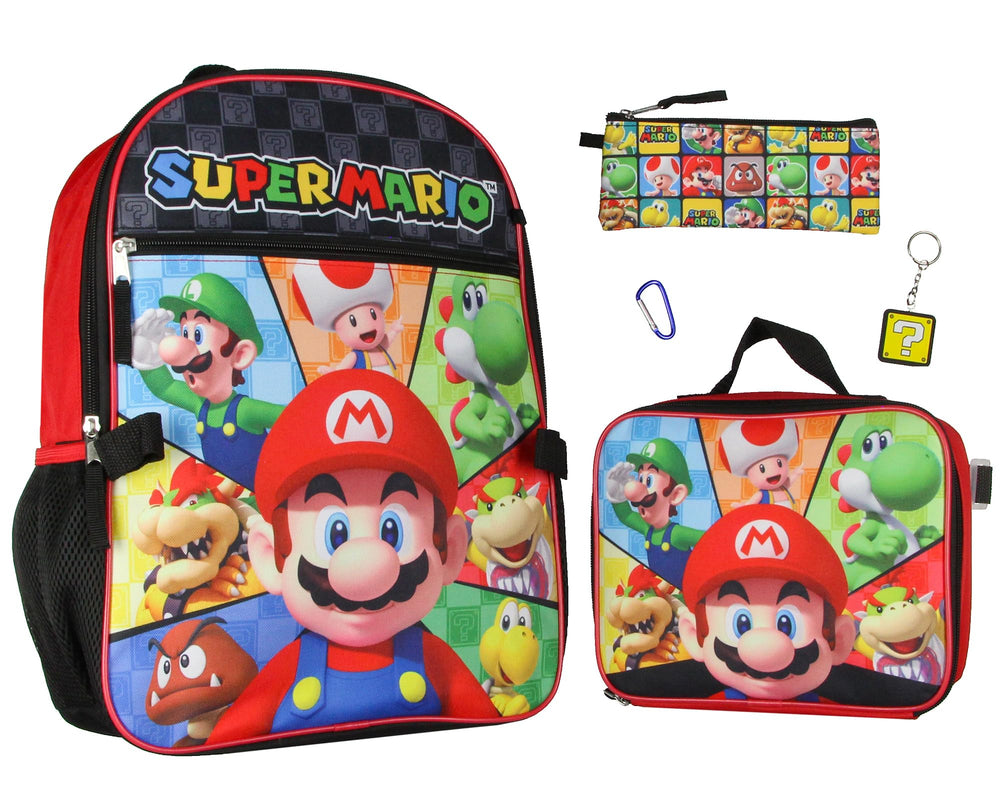 Bioworld sac à dos Super Mario vue avant pratique pour l’école