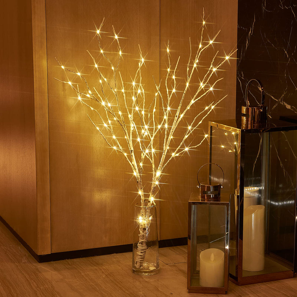 Birchlitland branche placée dans un vase décoratif pour centre de table