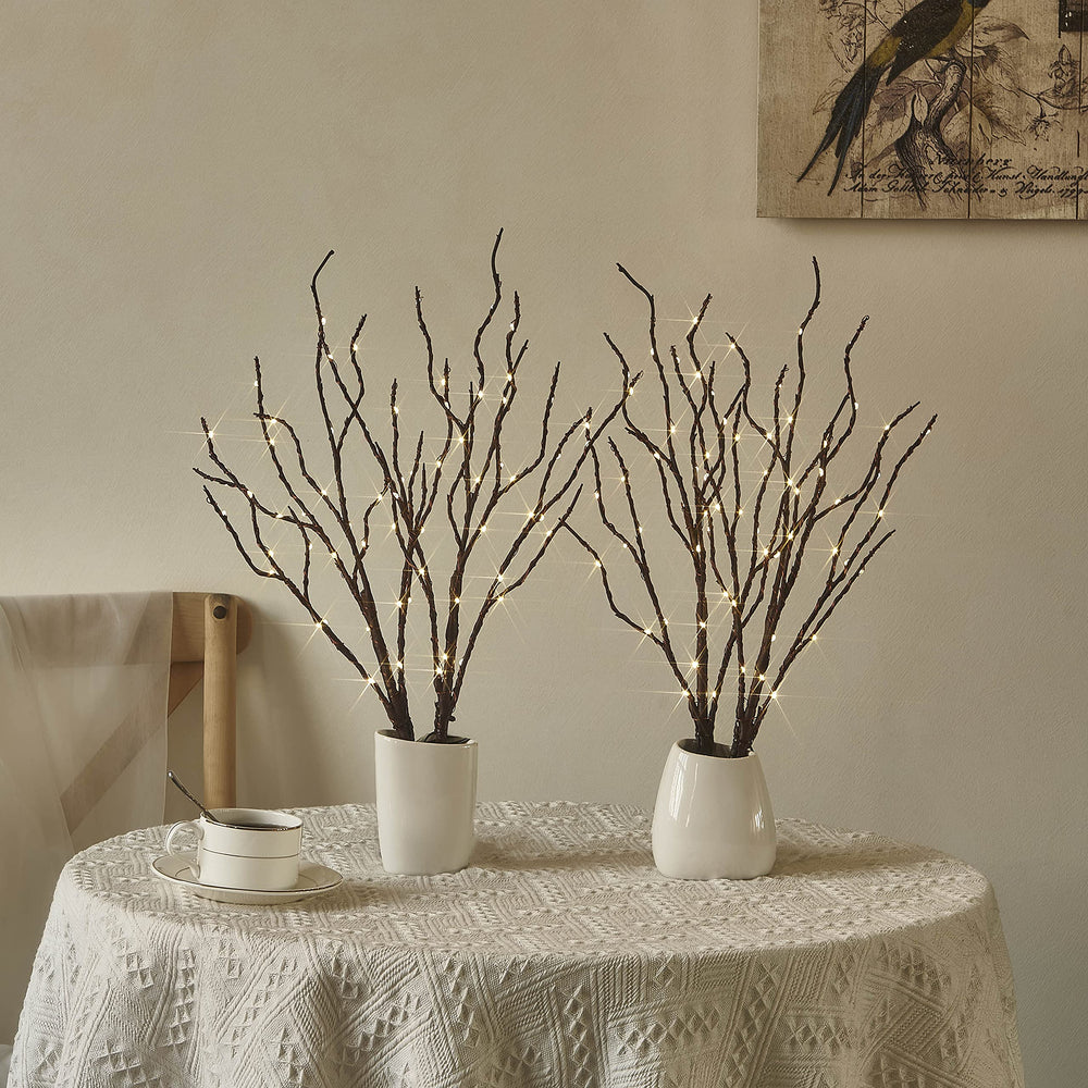 Birchlitland piquets inclus pour fixer les branches en extérieur protégé