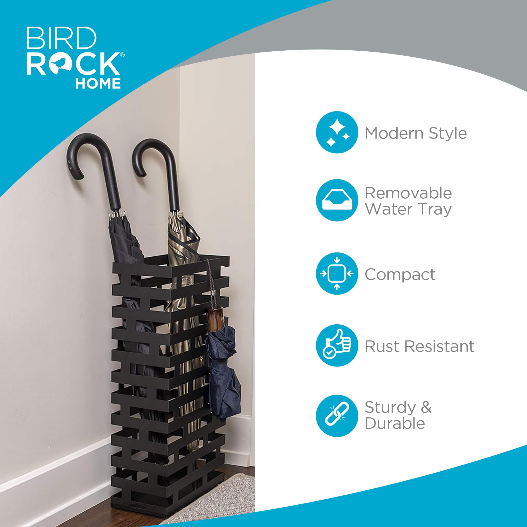 BIRDROCK HOME détail de la finition poudre, protection anti-corrosion visible