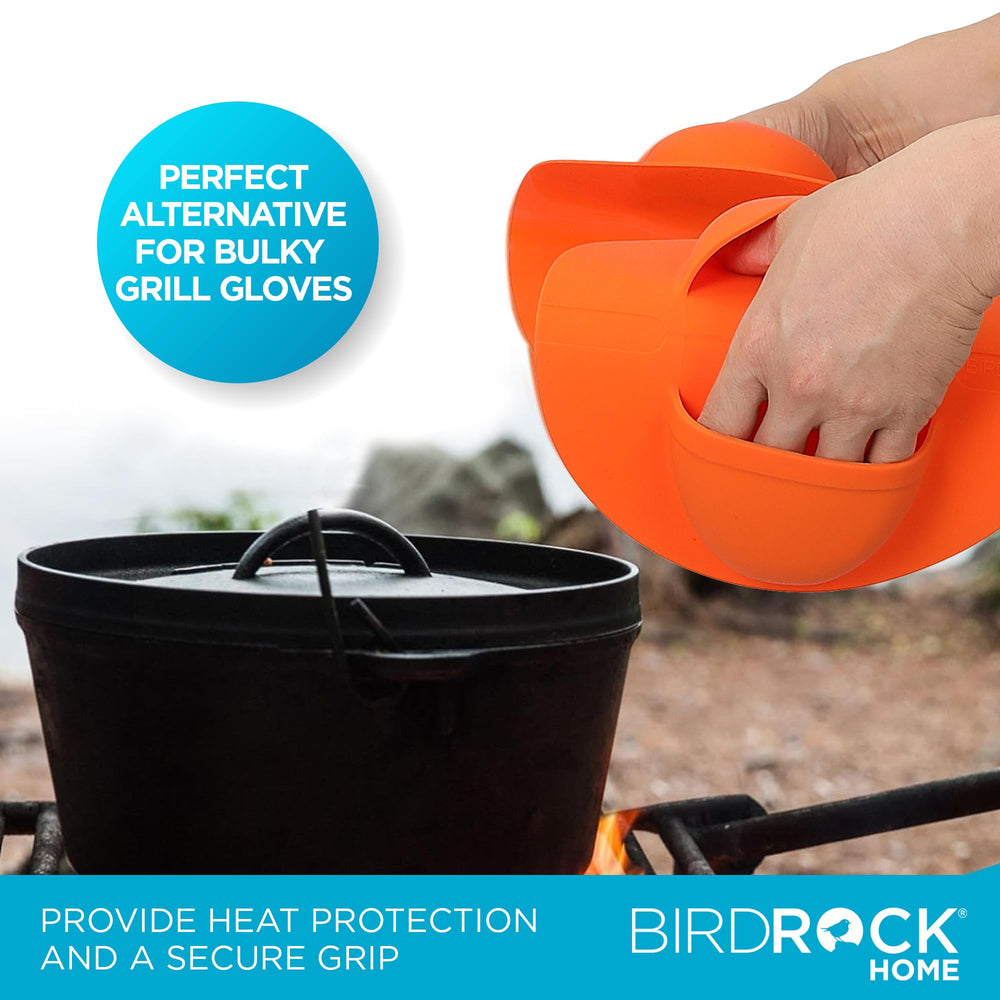 BIRDROCK HOME gants anti-chaleur protégeant mains lors du grill