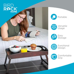 BIRDROCK HOME pieds pliables déployés assurant stabilité et rangement facile