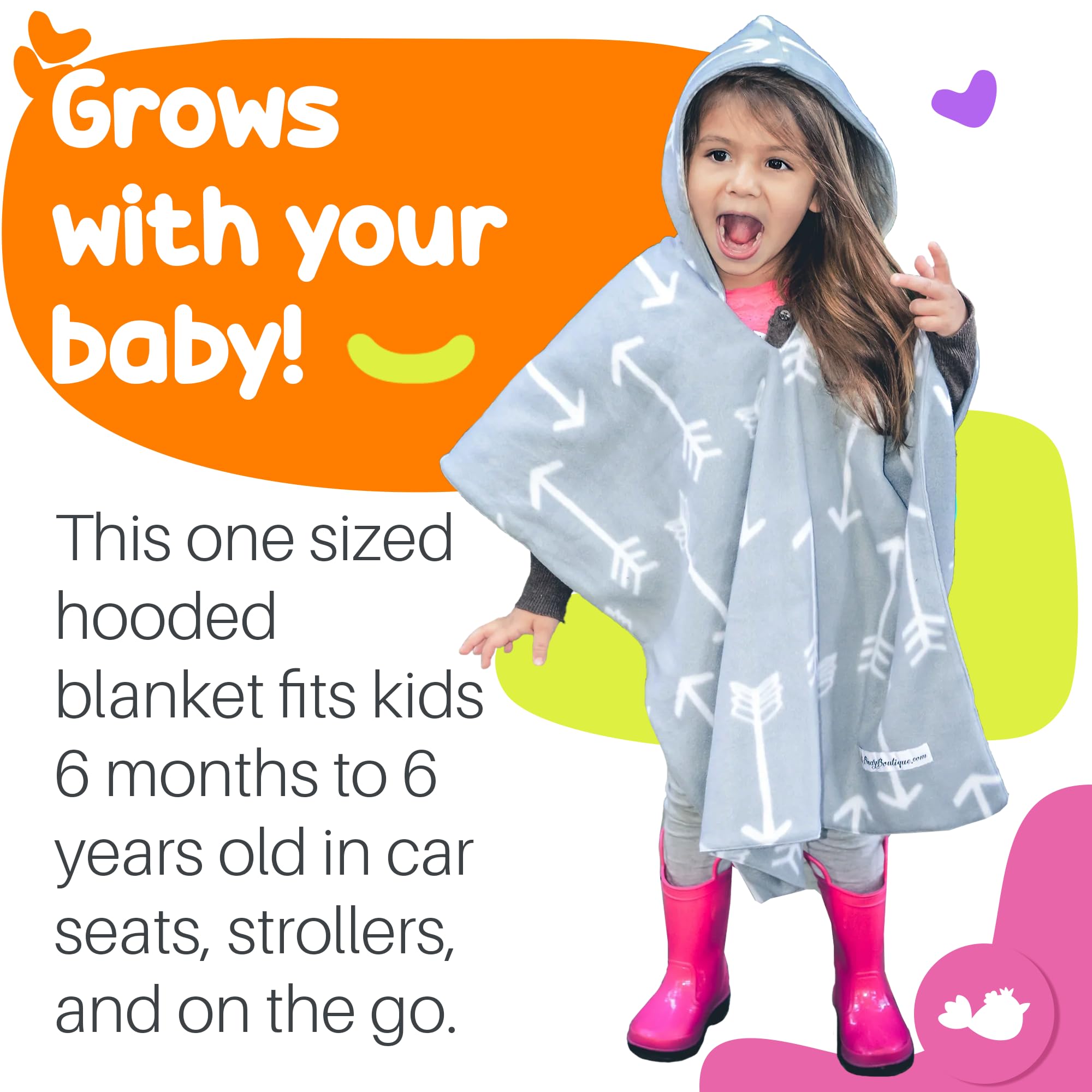 Birdy Boutique détail polaire double couche chaud et durable
