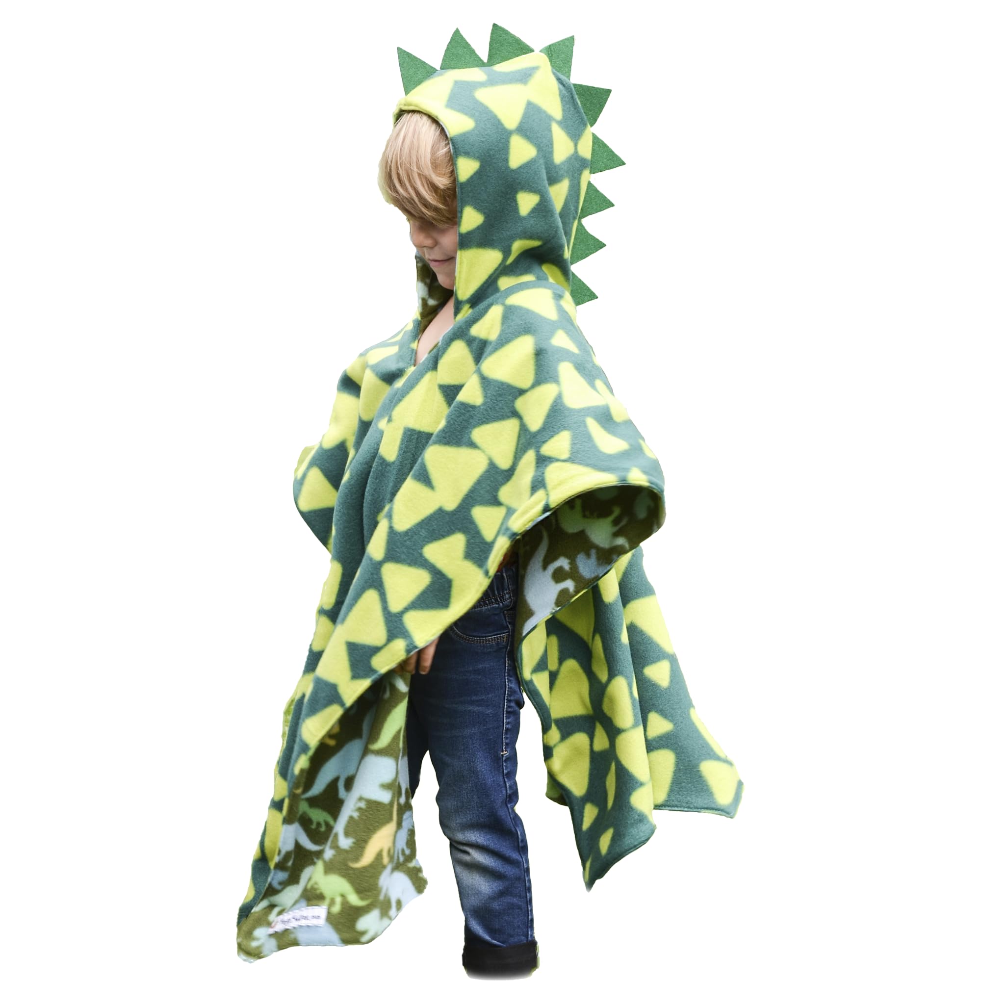 Birdy Boutique poncho devant emballage montrant l'assurance sécurité et design
