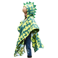 Birdy Boutique poncho devant emballage montrant l'assurance sécurité et design